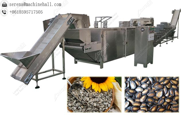 Sunflower Seed Roasting Machine  Line